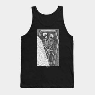 Toujours - Skeleton Lovers Pointilism Tank Top